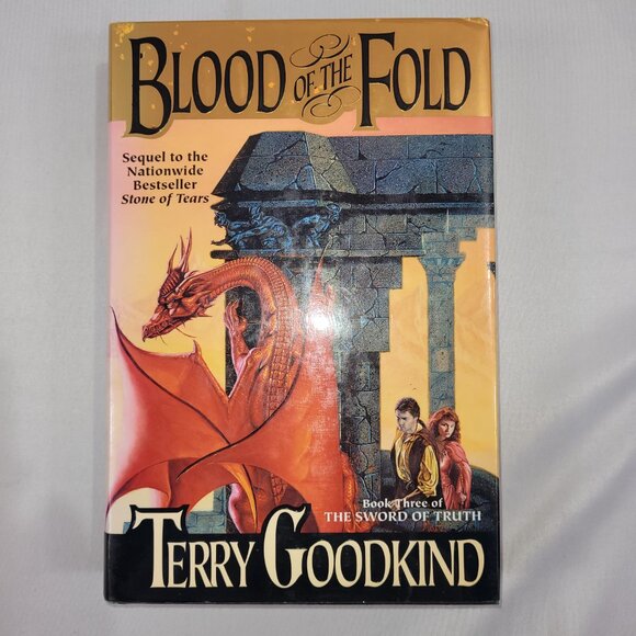 Blood of the Fold Terry Goodkind Sword of Truth Hardcover 1st Edition Book - Picture 1 of 2